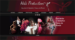 Desktop Screenshot of naila-productions.com
